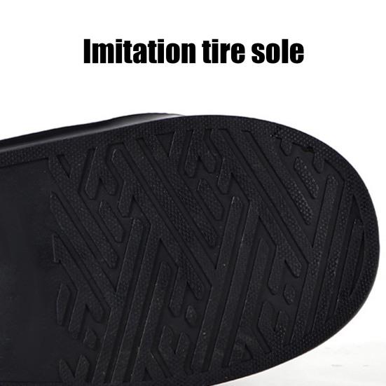 Elastic Band Shoe Covers Reusable Non Slip Waterproof Shoe Covers Over The Knee Rain Shoe Covers for Men Women Sneakers