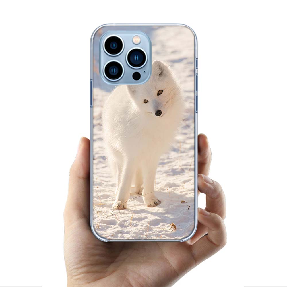 

The Shot of a White fox in Heavy Snow Cases Phone Case For Iphone 17E 16E 17 Air 16 Pro Max 15 Pro 14 Plus 11 13 12 Mini Cover C iPhone 14