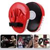 Alvo de Mão Curvo para Boxe Muay Thai Sanda Treinamento Espessado Resistente a Impactos Defletor Curvo Alvo de Mão de Couro PU com 5 Dedos