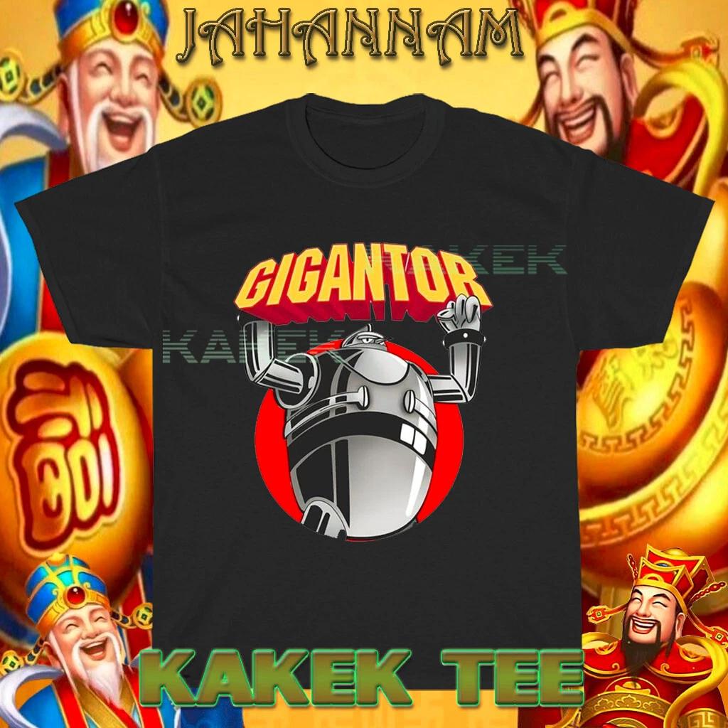 New Shirt Gigantor Robot Cartoon Logo American T shirt Funny Size S to 5XL 2XL