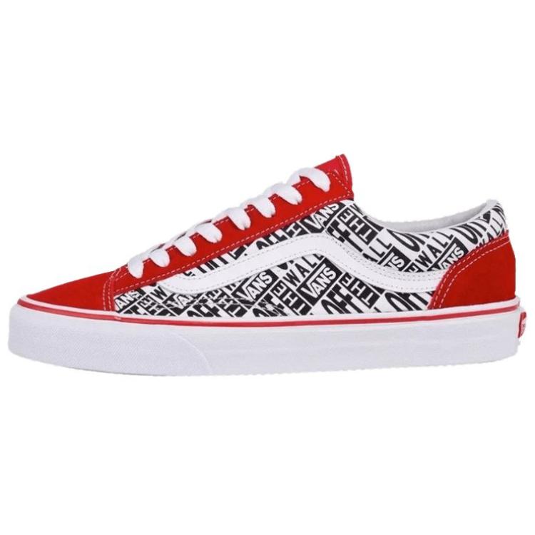 Vans Style 36 Mix Racing Red Men Sneakers True-White Black VN0A3DZ3SO5 42.5