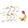 16pin   Male Connector Diagnostic Cable Adaptor with 20pcs Extension Cable   for Car