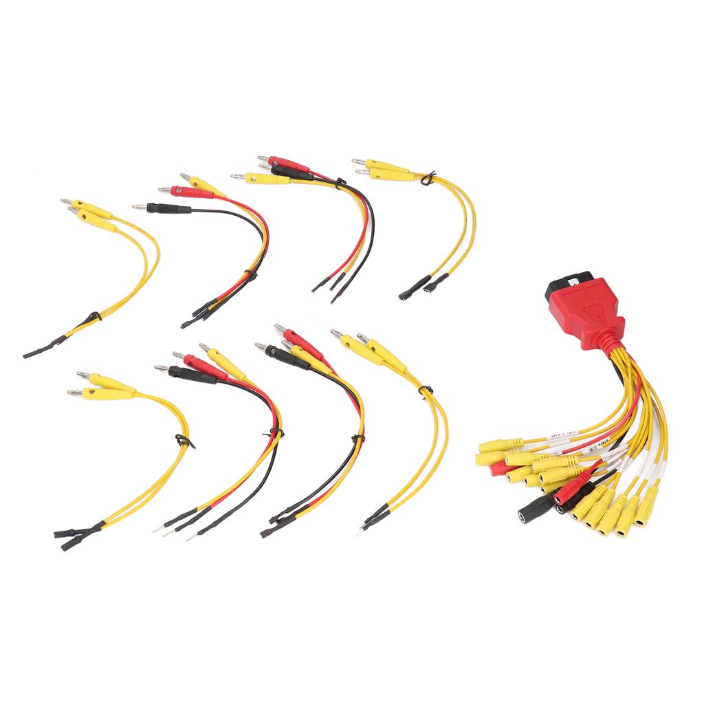 16pin Male Connector Diagnostic Cable Adaptor with 20pcs Extension Cable for Car