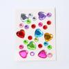 Creative Acrylic Phone Stickers: Star, Heart, Plum Blossom, Round, Custom Designs