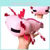 New Axolotl Cute Animal Salamander Plush Doll Hexagonal Dinosaur Doll Home Decor Gift 30cm