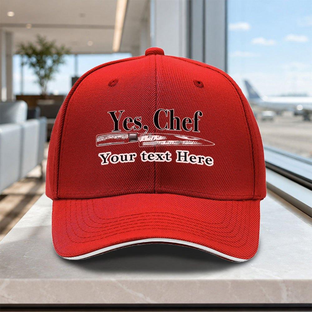 YesChef Chefs Knife Adjustable Baseball Cap Lightweight Unisex Printed Hat