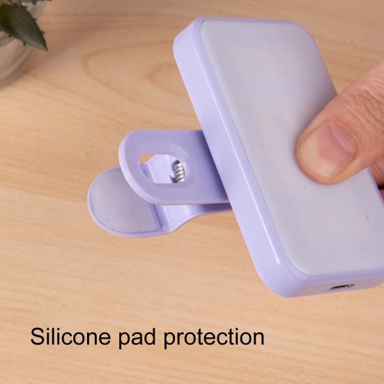LED Fill Light with Clip Rechargeable Adjustable Brightness Phone Tablet Laptop Computer Selfie Video Meeting Photography Fill Lamp