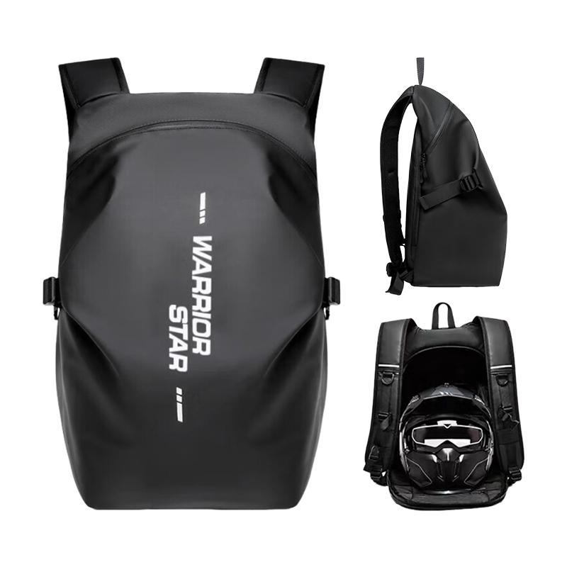 New Warrior Polyamide Backpack Unisex Black H23B06U5115401