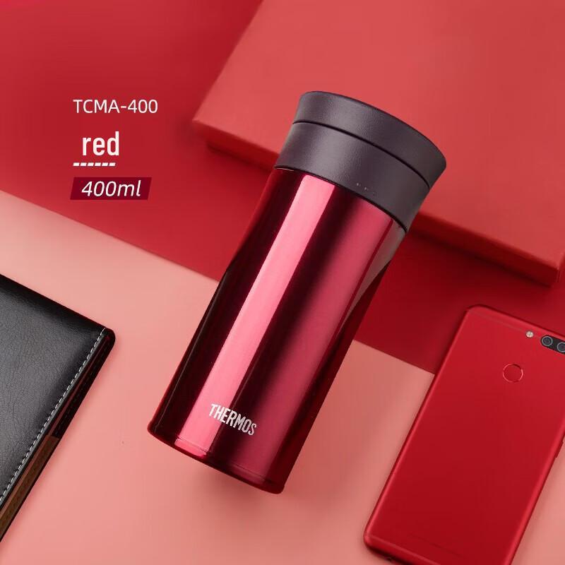 THERMOS High Vacuum Stainless Steel Insulated Mug with Tea Infuser