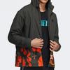adidas Fleece-Lined Windproof Hooded Jacket Men Outerwear Dark-Green GT6485