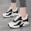 Women's Flying Mesh Inner Height Increase Women's Shoes High Top Shoes Sports Casual Shoes Air Cushion Women's Shoes