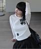 Damiswi We Love It Graphic Dot Long Sleeve_Ivory