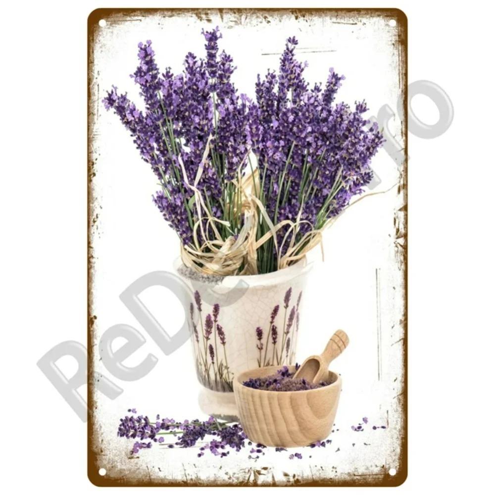 Vintage Metal Plaque Plates Decor Garden Flower Rules Sign For Pub Bar Home Wall Art