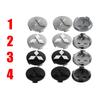 4PCS 60mm Wheel Hub Cap Emblem Stickers for Mitsubishi Compatible with All Models Pajero Outlander Lancer Rim Decal Easy Install