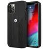 Bmw Case Bmhcp12Lrsppk Iphone 12 Pro Max 6.7 Black/Black Hardcase Leather Curve Perforate