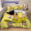 3pcs Dopey Character Bedding Set, Including 1 Quilt Cover and 2 Pillow Shams, Without Filling, Soft and Comfortable Home Bedroom D033