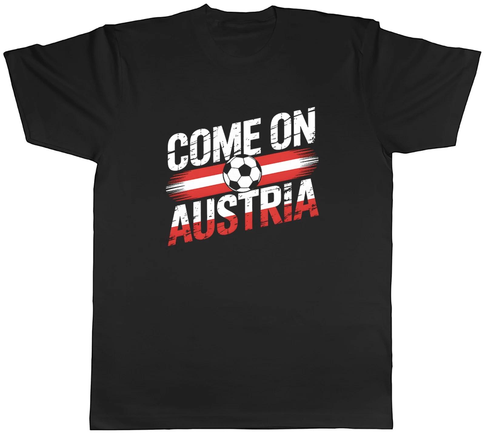 Come on Austria Supporter Football Fan Mens T-Shirt Tee Gift Top M