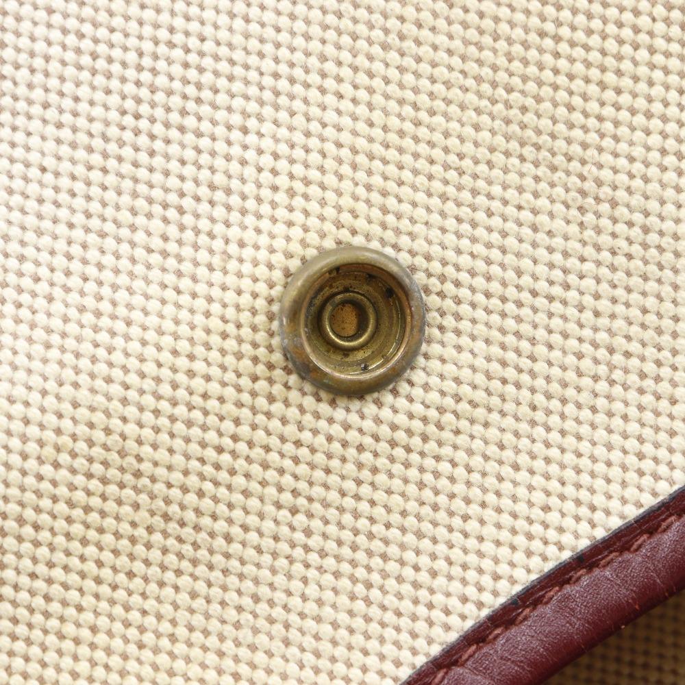 HERMES Sako Shoulder Bag vintage beige Tower ash/Calfskin Women Used