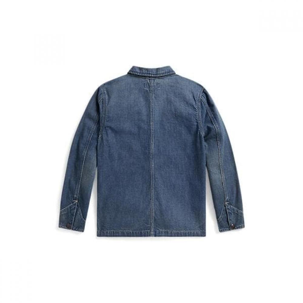 Polo Ralph Lauren Boys Denim Utility Jacket 8 18 Cwpootwy6020373400