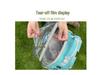 Transparent Leather Bird Carrier with Food Cup - Breathable, Double-Shoulder Portable Handbag for Bird Travel