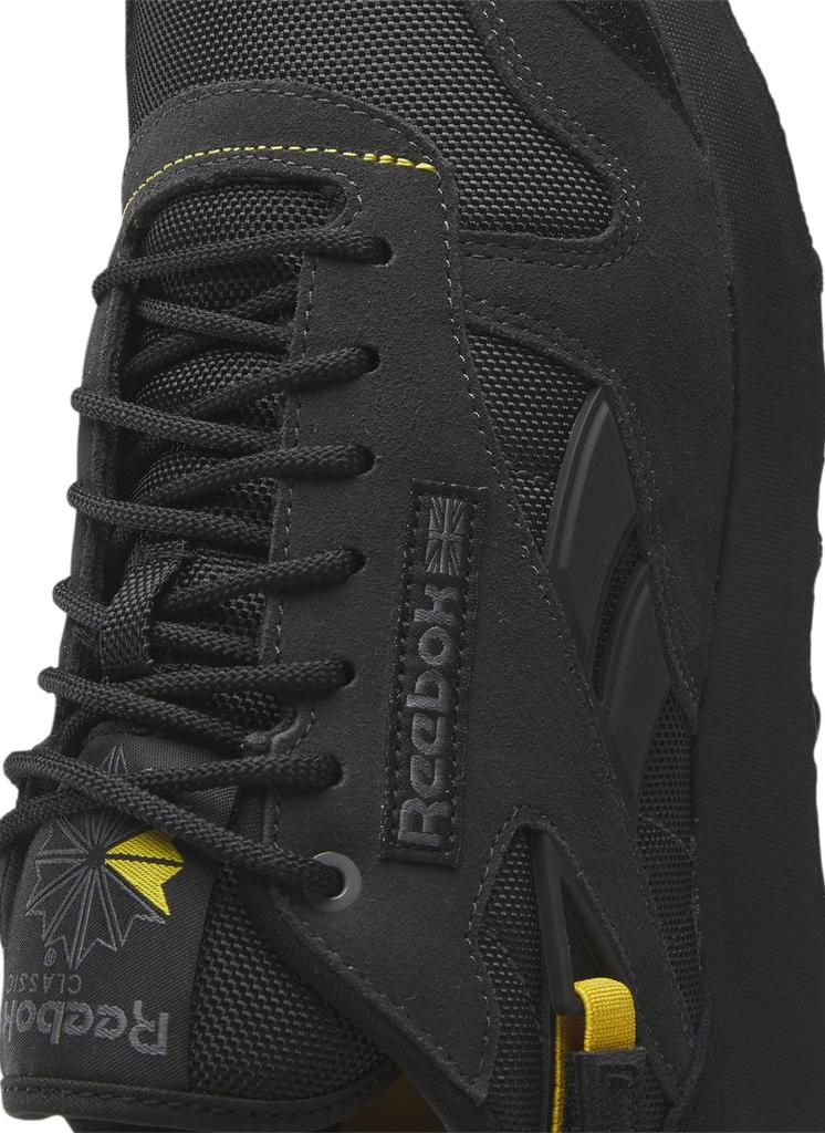 Reebok Classic Leather ID1834 Black Yellow 25cm US7 Authentic Japan Import