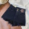 High Waist Ripped Denim Shorts: Women's A-Line, Loose Fit, Super Short Hot Pants for Summer