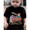 European Sizes Little Boys T-Shirt Soft And Comfortable Everyday Top, Suitable for Home, Outdoor, And Sports Activities, Comfortable And Breathable