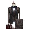 Men's Three-Piece Formal Suit for Evening or Wedding
