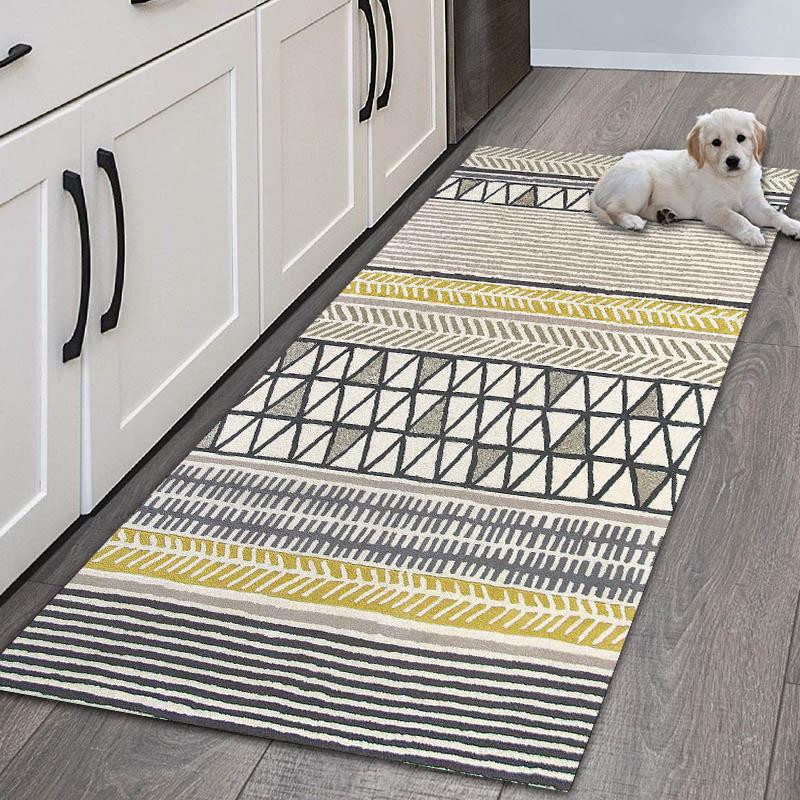 Nordic Morocco Pattern Carpet Kitchen Mats Floor Area Rug for Bathroom Entrance Door Mat Rugs Anti-slip Mats Home Decorations