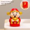 RUIJIE Cute Resin God of Wealth Zhao Gongming Figurine