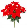 Christmas Star Bouquet 5X Artificial Poinsettia Flowers
