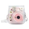 for Mini 11 Crystal Transparent Protective for Case Cover Bag Instant Camera Bag for Shell with Strap Replacement