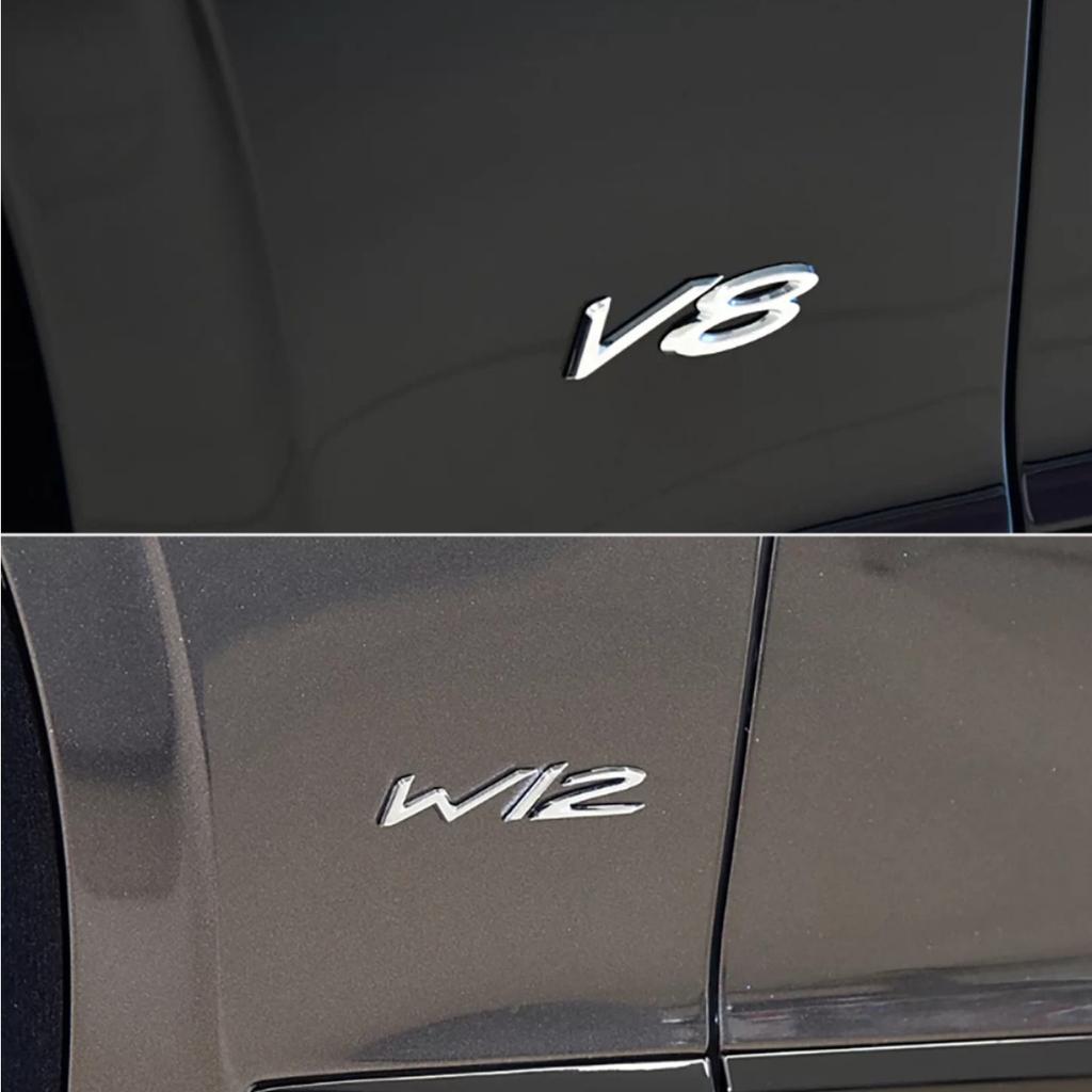 3D Car Side Fender Rear Trunk Emblem Badge Decals Sticker Car Logo Decoration Accessories