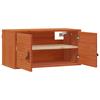 Wall Cabinet Wax Brown 80 x 30 x 30 cm Solid Pine Wood