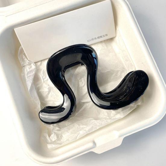 Damen Haarklammer Geometrische Form Anti-Rutsch-Zähne Haarspange Dusch-Hinterkopf-Haarspange Haaraccessoires