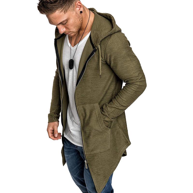 Men's Hooded Zip-Up Cardigan Jacket