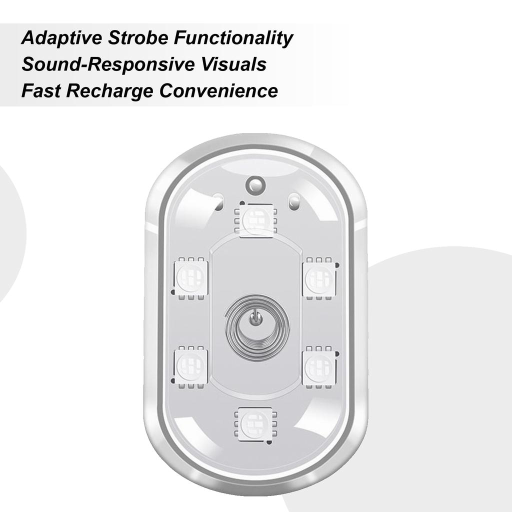 Flashing Lights Wireless 8 Colors Vehicle Accessories Rechargeable RGB Rock Interior Lights For Drone Bike RC Boat Scooter Truck