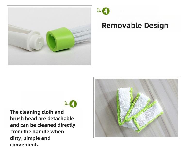 Escova de limpeza de ventilação de carro multiuso, escova para limpeza de interior de carro, escova para fendas domésticas