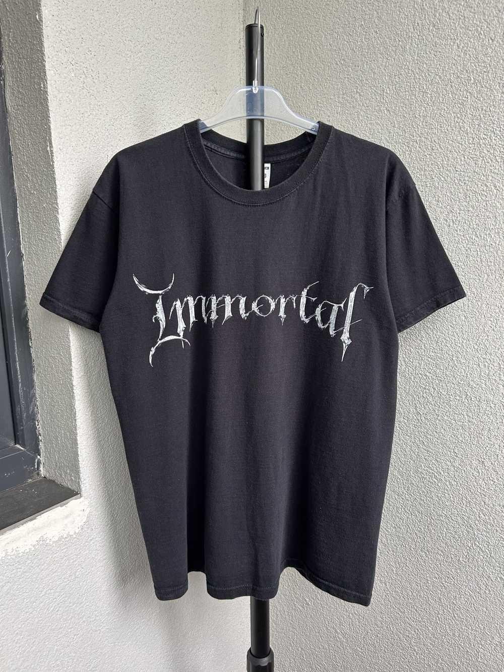 Immortal band Logo Black Shirt Unisex Concert S-5XL LO458 S