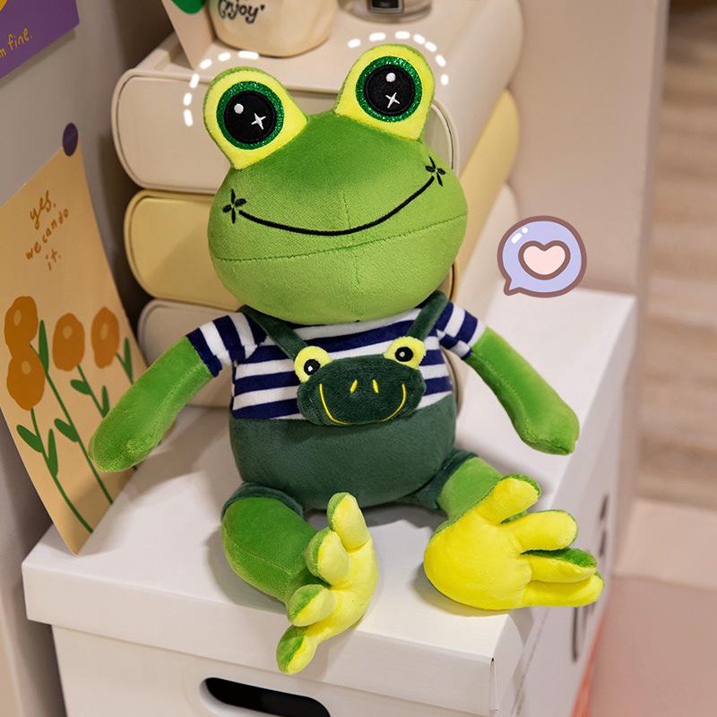 Kawaii Frog Plush Toy - Cute Cozy Soothing Doll Gift for Kids