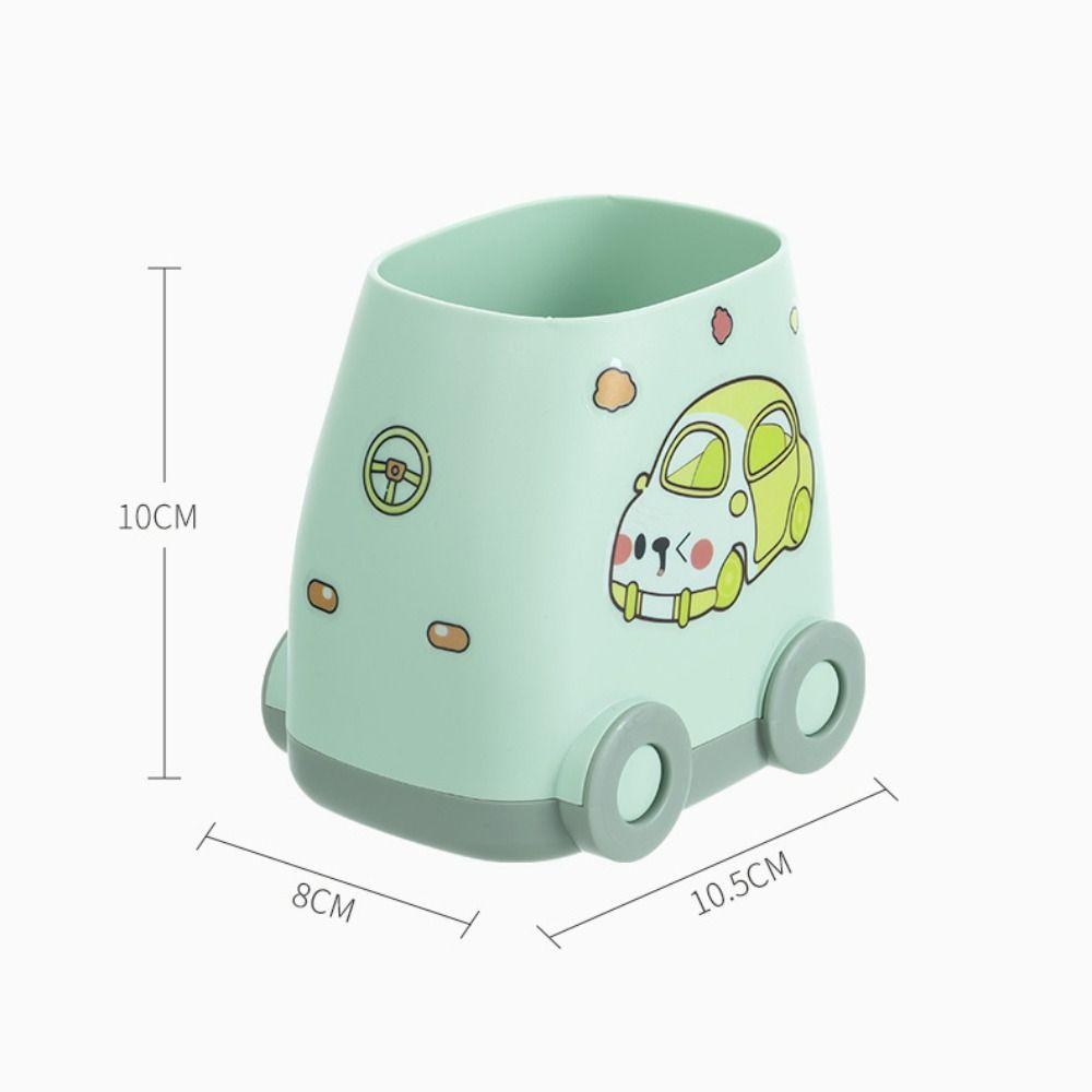 Cartoon Car Shaped Pen Holder Multifunctional Desktop Storage Box Kawaii Pencil Box Office
