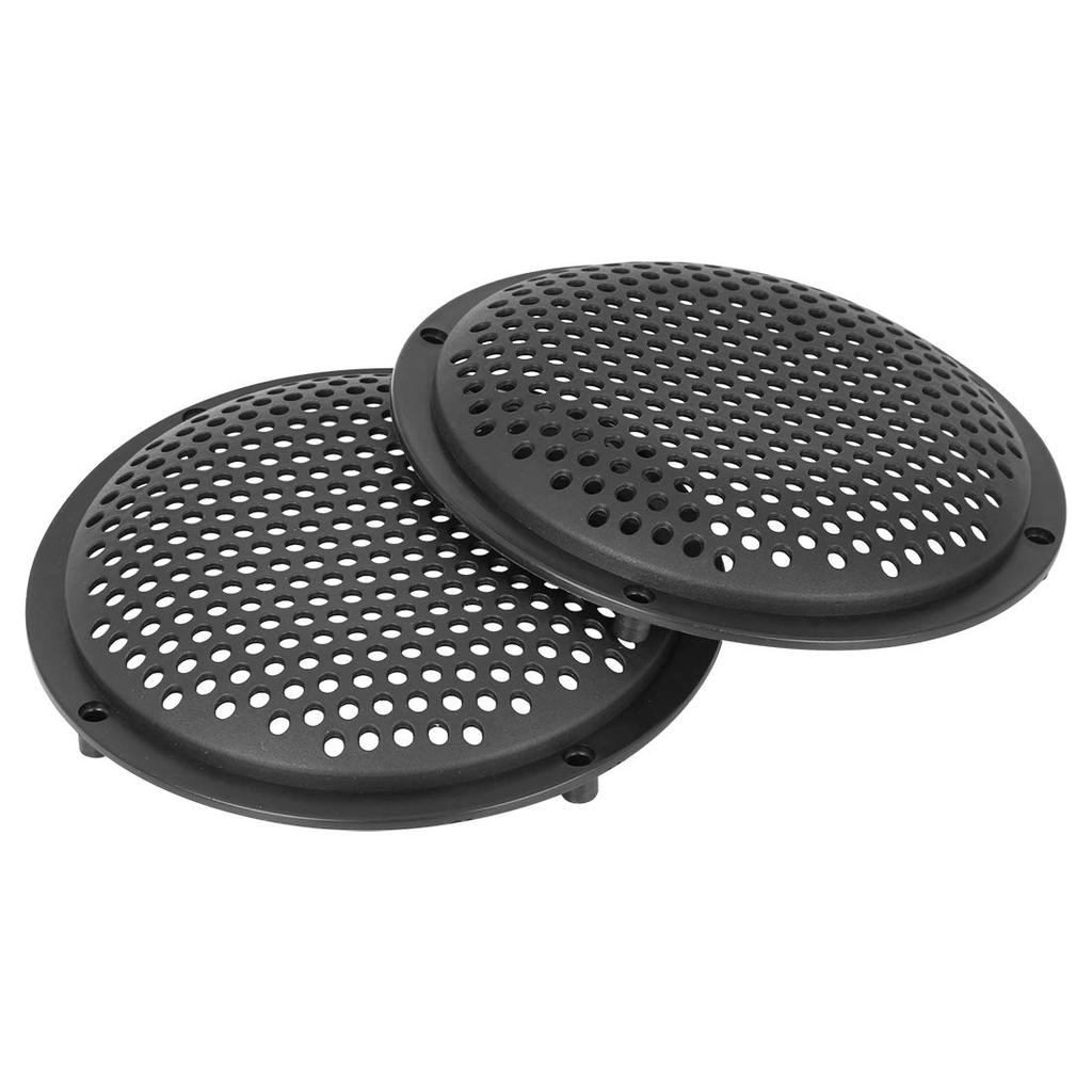 uxcell Speaker Grille Audio Speaker Cover Mesh Subwoofer Grille Plastic Car Black 2 Pack 5 Inch