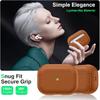 Lychee Pattern Leather Protective Case for AirPods 4th Gen, Pro 2, 2nd & 3rd Gen Apple Bluetooth Earphones