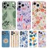 Soft Clear Phone Case For iPhone 17 Air 16E 16 11 15 14 Pro MAX 12 13 7 8 Plus SE Easter Cover Stylish Flower Patterned Design