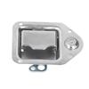 Tool Box Handle Latch With 2 Keys 304 Stainless Steel Silver Paddle Lock For Truck RV Trailer ATV UTV