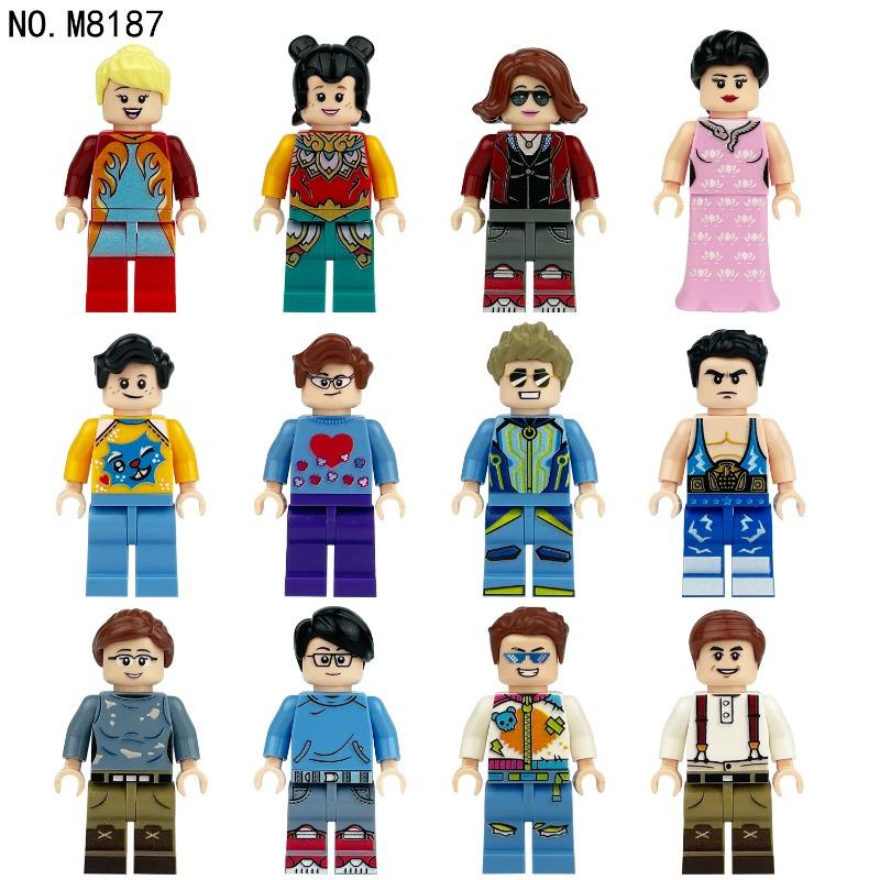 Spell music dolls children's toys city police astronauts Figures Assemble Toys Creeper for Kids Educational Toys  toys for girls