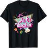 BEST! Art Teacher Art Therapist Hooray It's Art Day Back To School Tee S-3XL