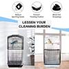 Mesh Birdcage Mesh Cover Easy To Clean Dustproof Breathable Mesh Protective Cover Birdcage Elastic Fabric Mesh Bird Accessories