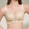 Seksowny koronkowy biustonosz push-up z bocznym zebraniem, zapobiegający opadaniu, z regulacją piersi bocznych, bez fiszbin