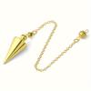 Metal Cone Pendulum for Dowsing Reiki Healing Divination Spiritual Pendulum Tool